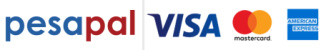 PesaPal · Visa · Mastercard · American Express